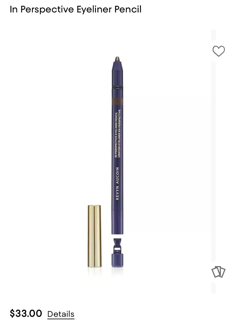 ✨ Kevyn Aucoin In Perspective Eyeliner Pencil – Brown